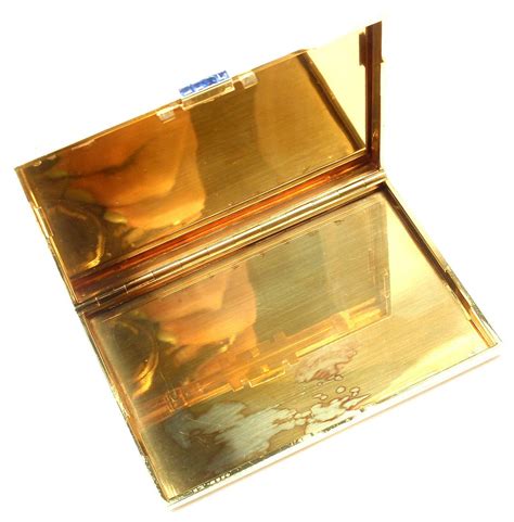 wholesale gold business card holder